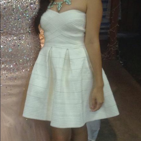 Nasty Gal Dresses & Skirts - White bridesmaid dress from nasty gal